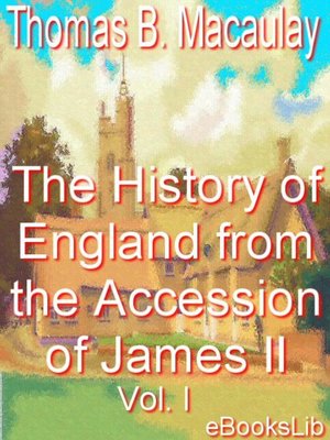 cover image of History of England from the Accession of James II, Volume I